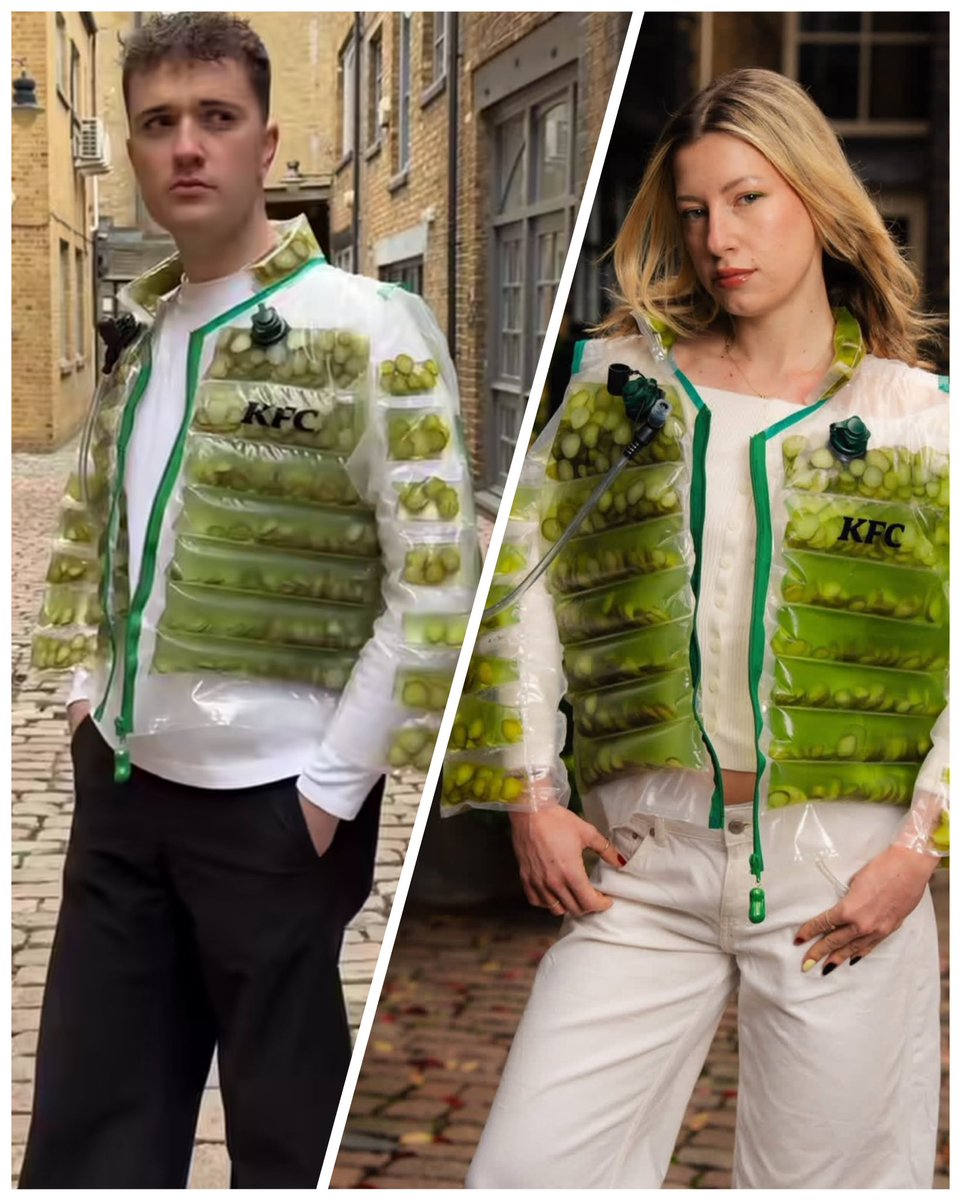 KFC Pickle Puffer Jacket by The Robin Collective